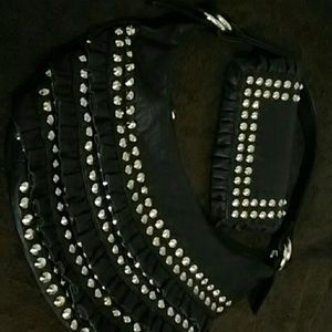 Betsey Johnson leather handbag & wallet set